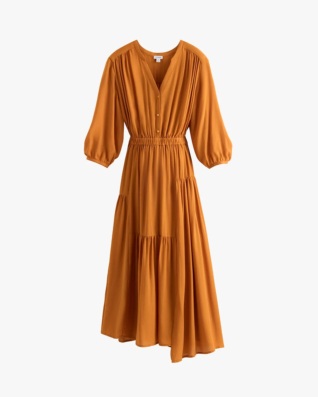 Tencel Gathered Panel Dress sold by Cuyana product image thumbnail 3
