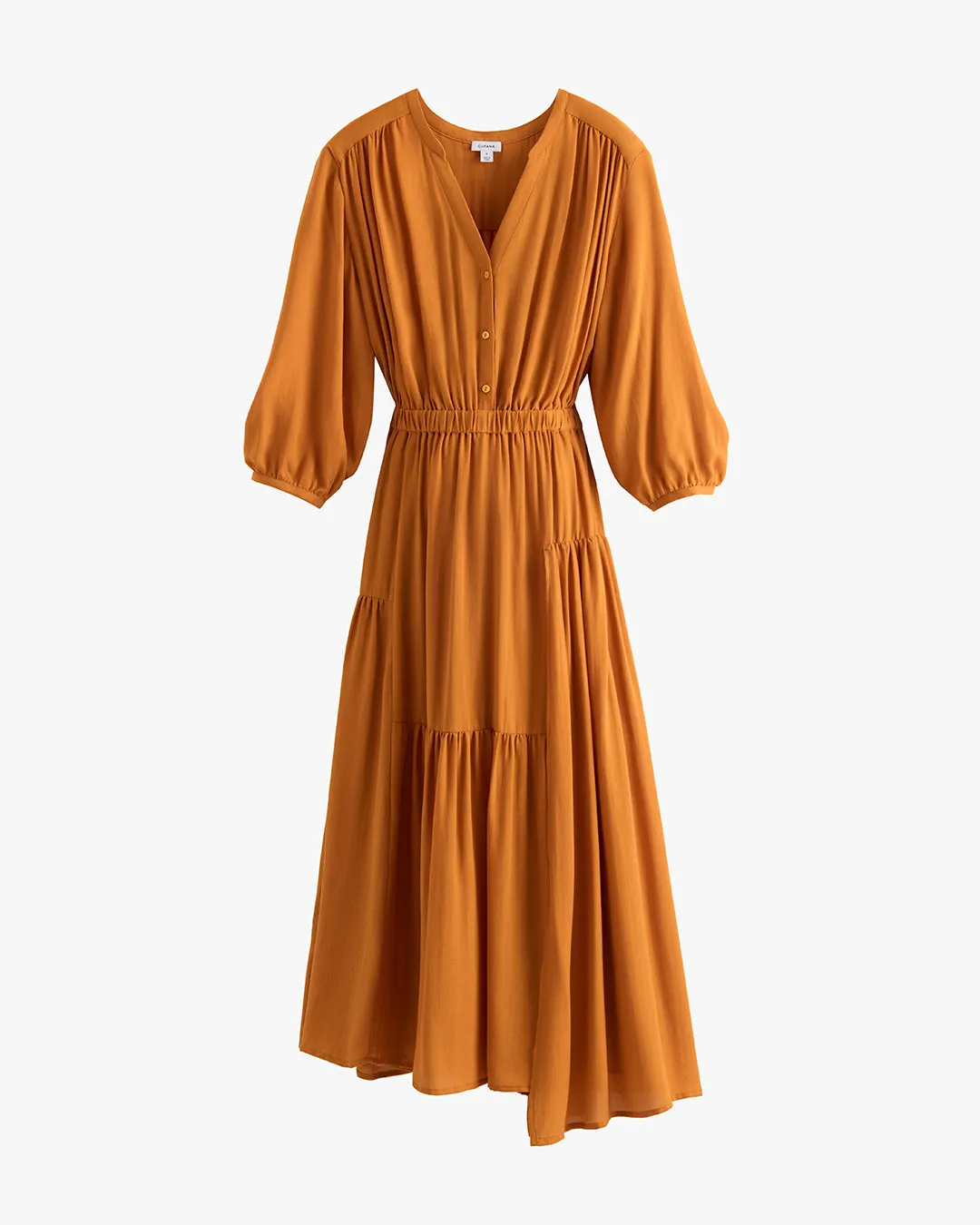 Tencel Gathered Panel Dress sold by Cuyana product image thumbnail 2
