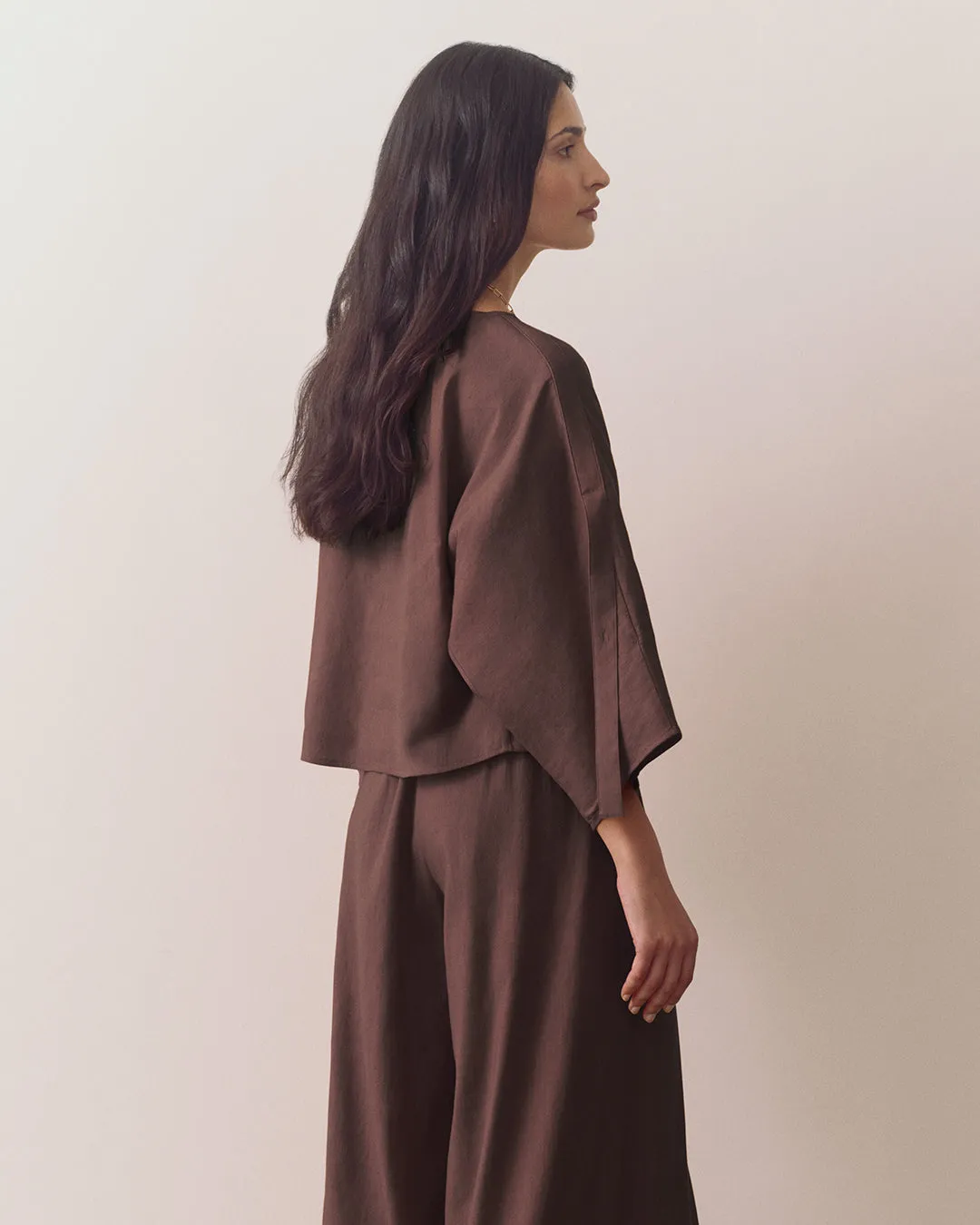 Linen Adjustable Sleeve Top sold by Cuyana product image thumbnail 5