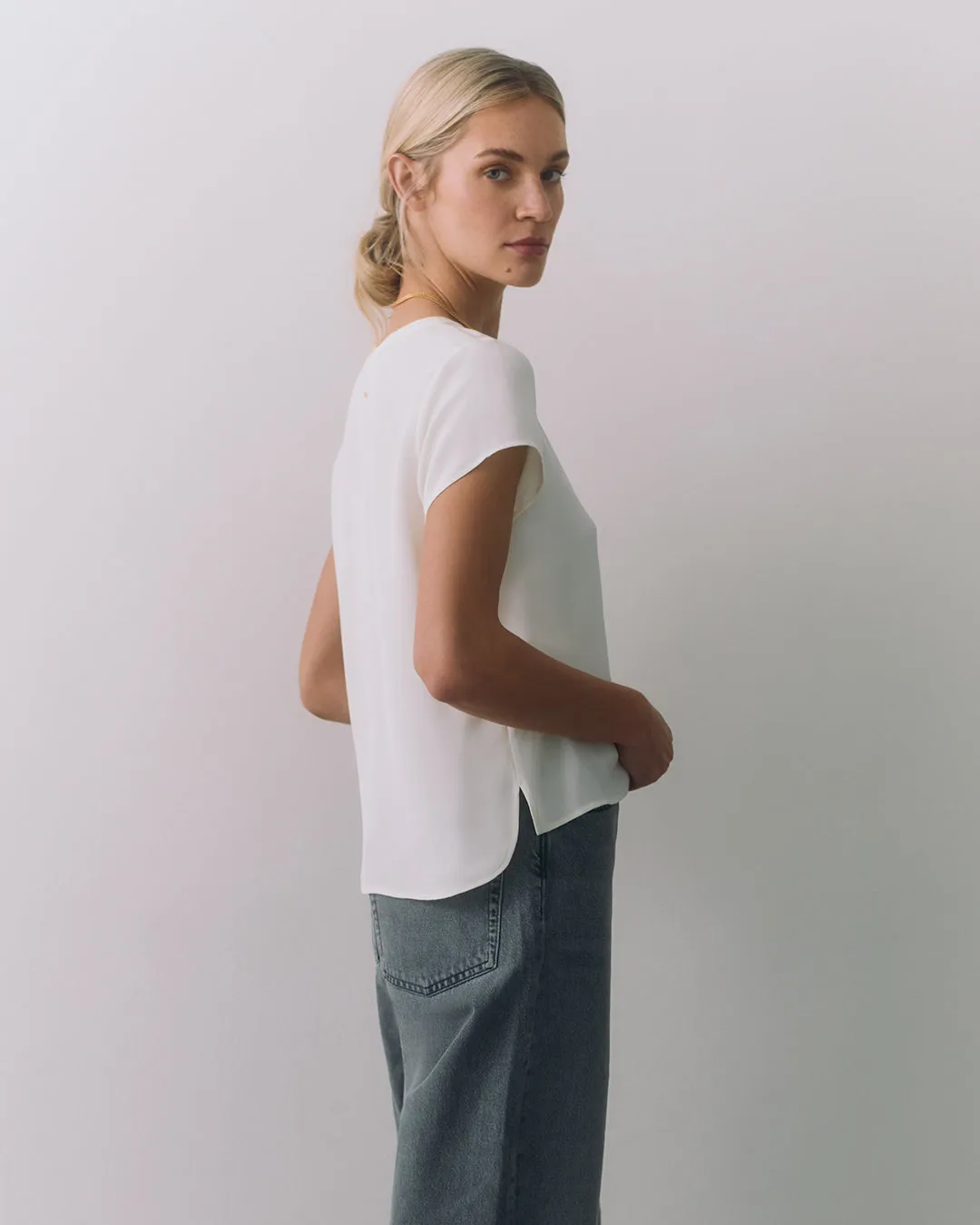 Silk Tee sold by Cuyana