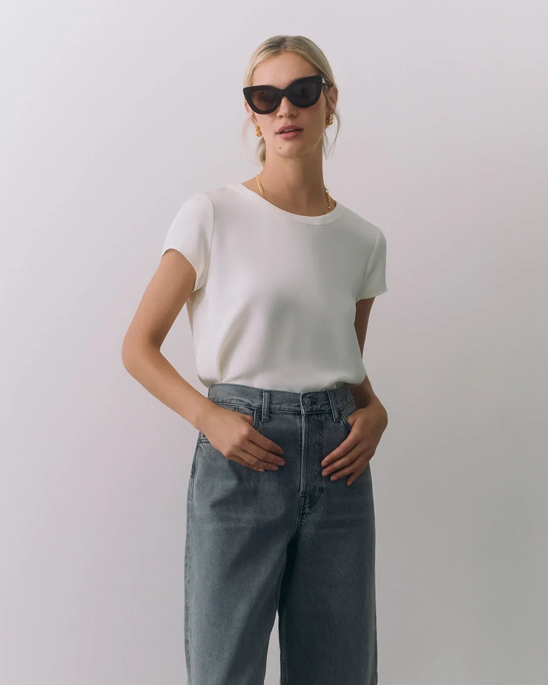 Silk Tee sold by Cuyana product image thumbnail 2
