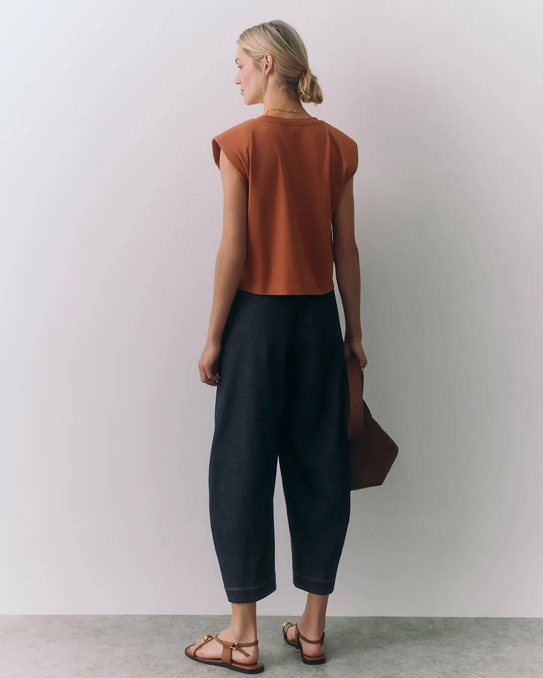 Pima Boxy Tank sold by Cuyana product image thumbnail 5