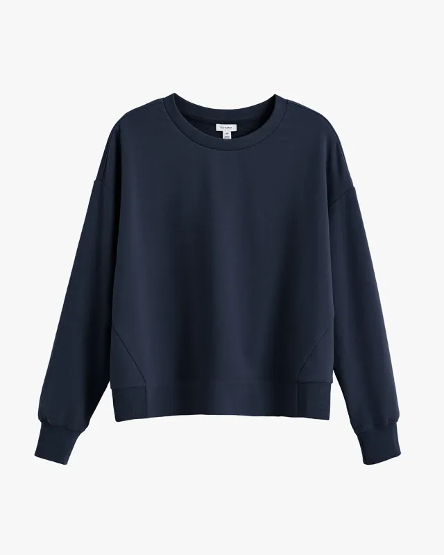 Fleece Cropped Sweatshirt sold by Cuyana