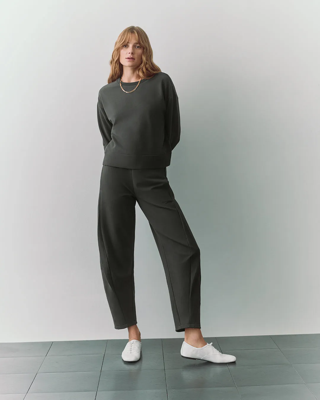 Fleece Barrel Pant sold by Cuyana product image thumbnail 4