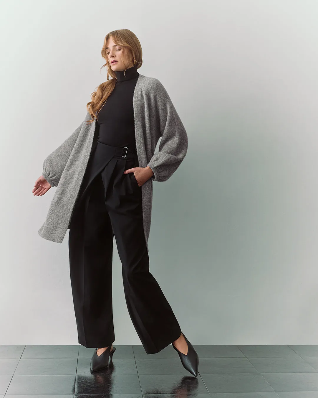 Alpaca Wool Long Cardigan sold by Cuyana
