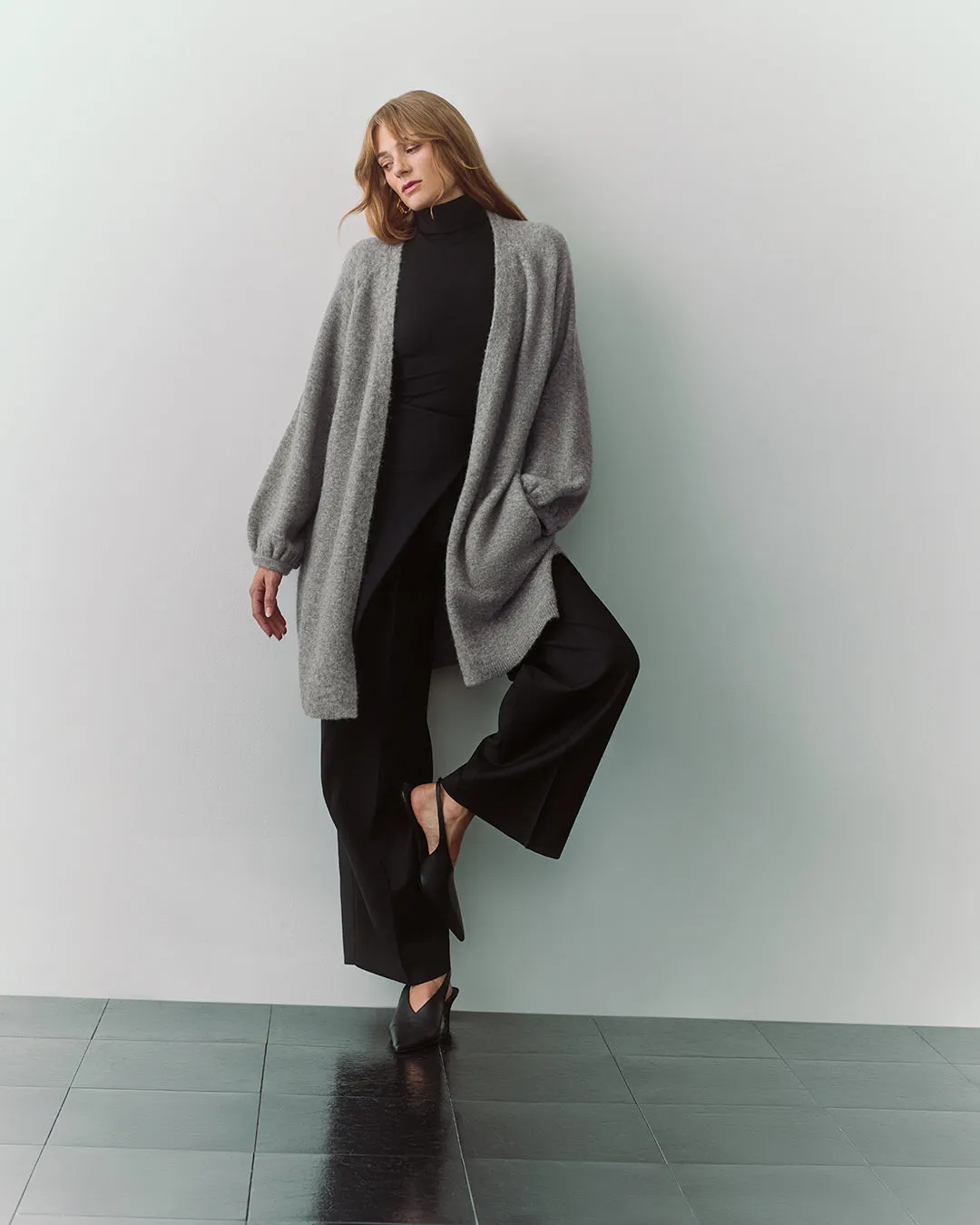 Alpaca Wool Long Cardigan sold by Cuyana product image thumbnail 4