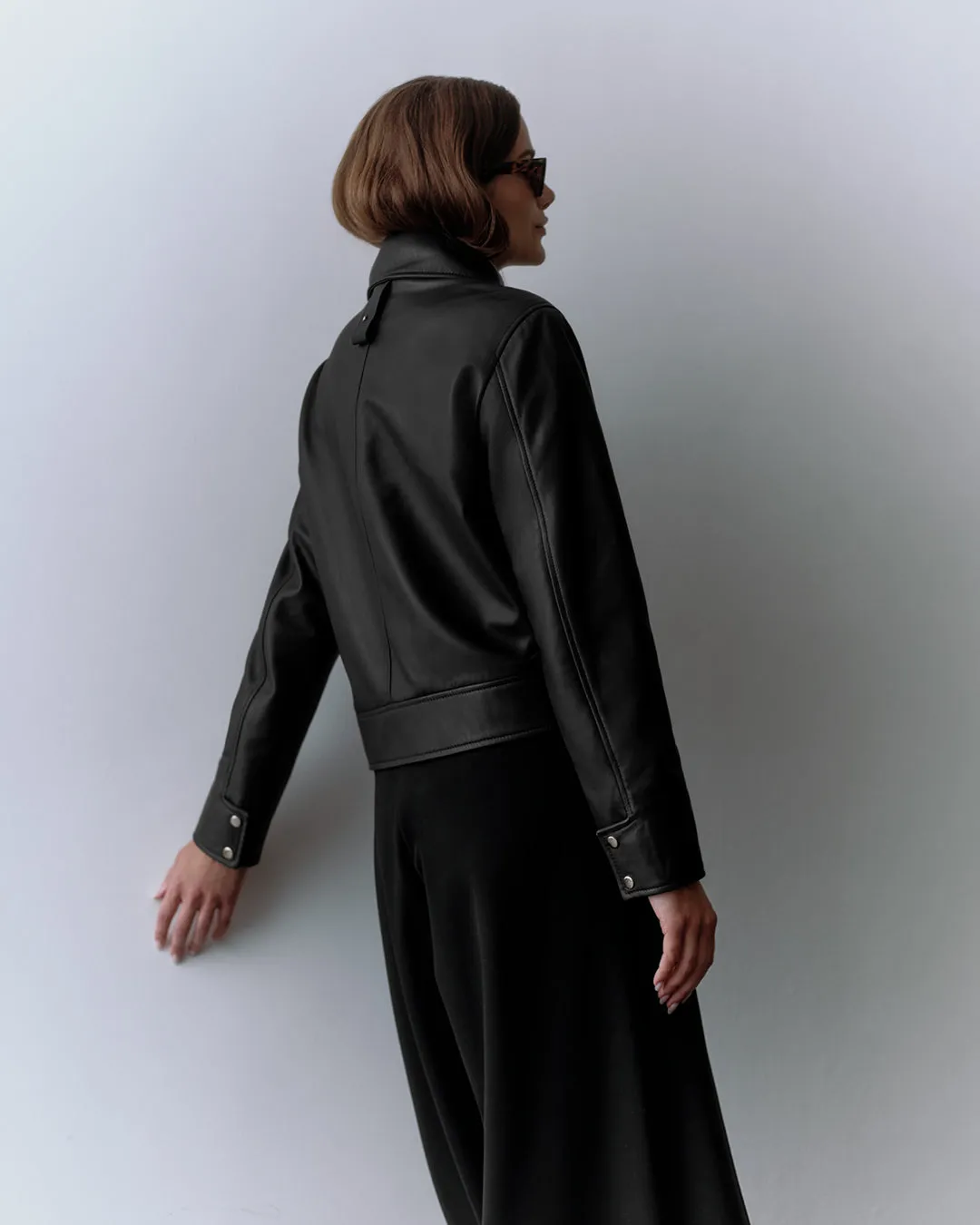 Leather Moto Jacket sold by Cuyana product image thumbnail 5