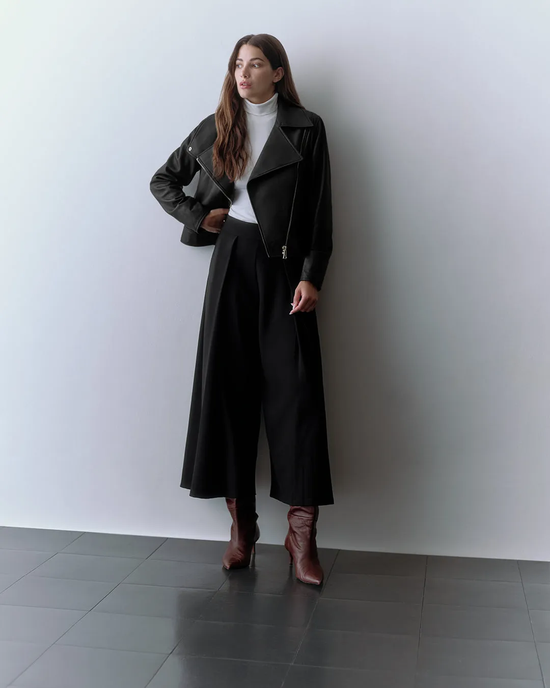 Leather Moto Jacket sold by Cuyana product image thumbnail 2