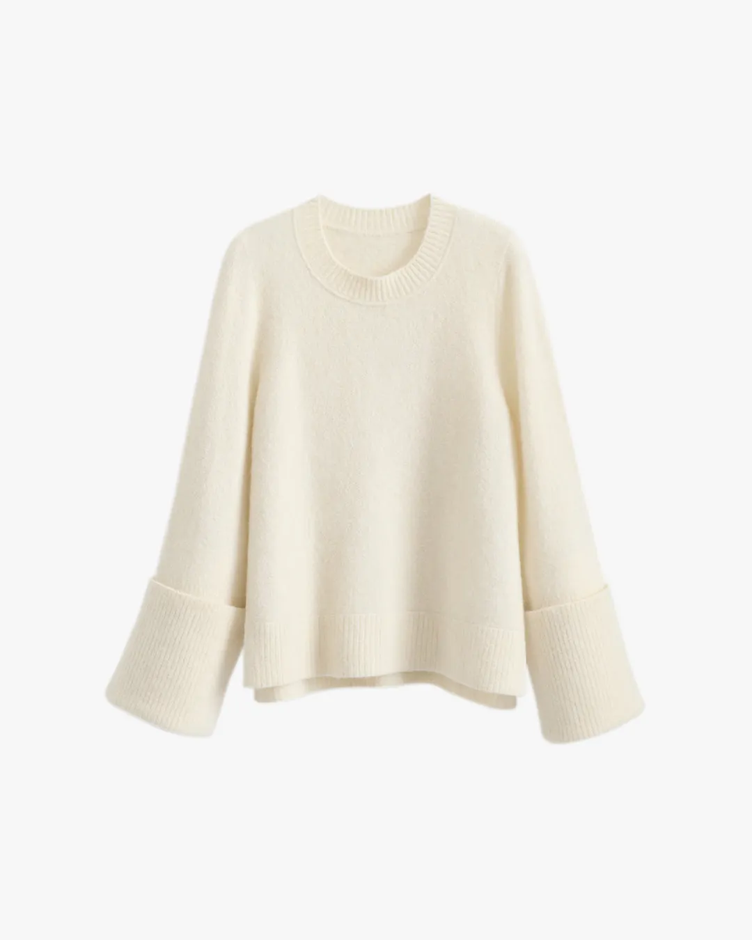 Alpaca Wool Rolled Cuff Sweater sold by Cuyana product image thumbnail 5