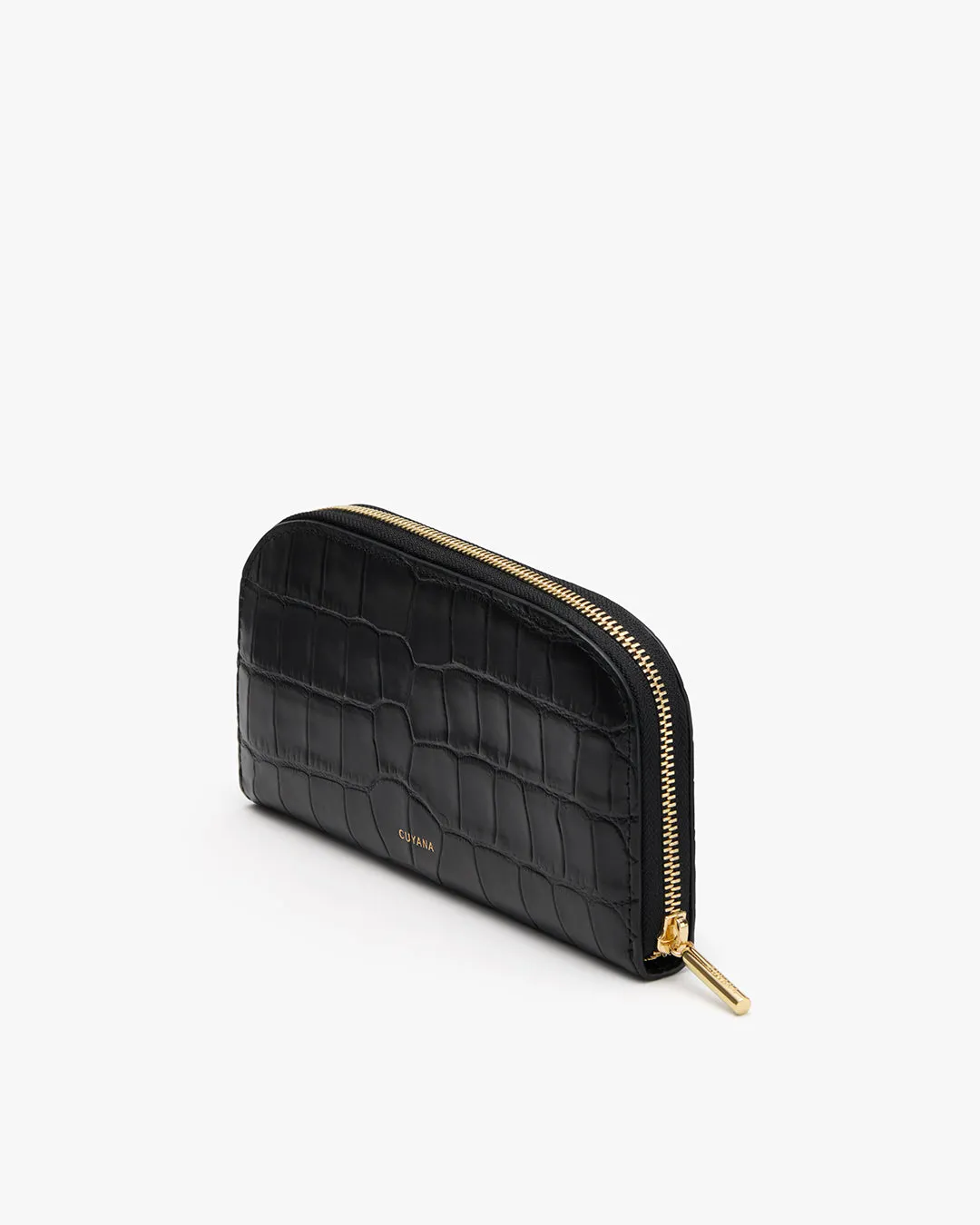 Curved Zip Wallet (Croco) sold by Cuyana product image thumbnail 2