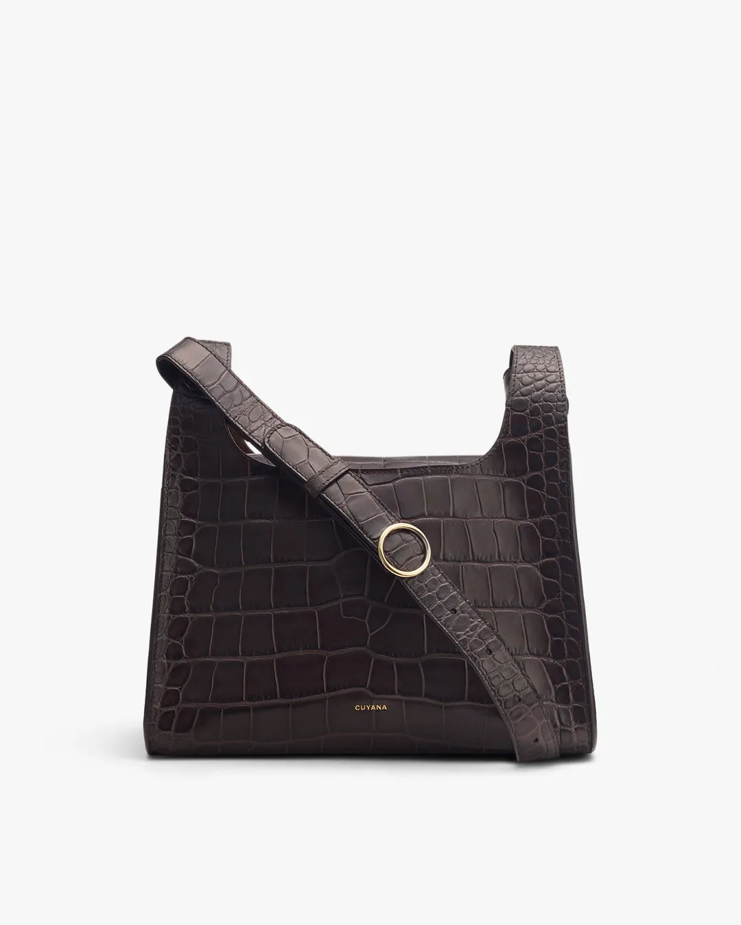 Double Loop Bag (Croco) sold by Cuyana
