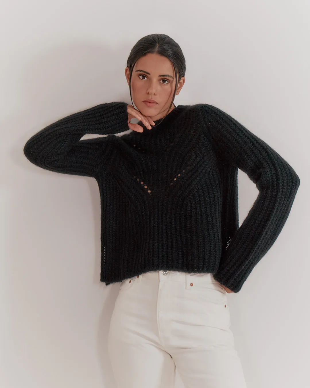 Alpaca Wool Crewneck Sweater sold by Cuyana product image thumbnail 2