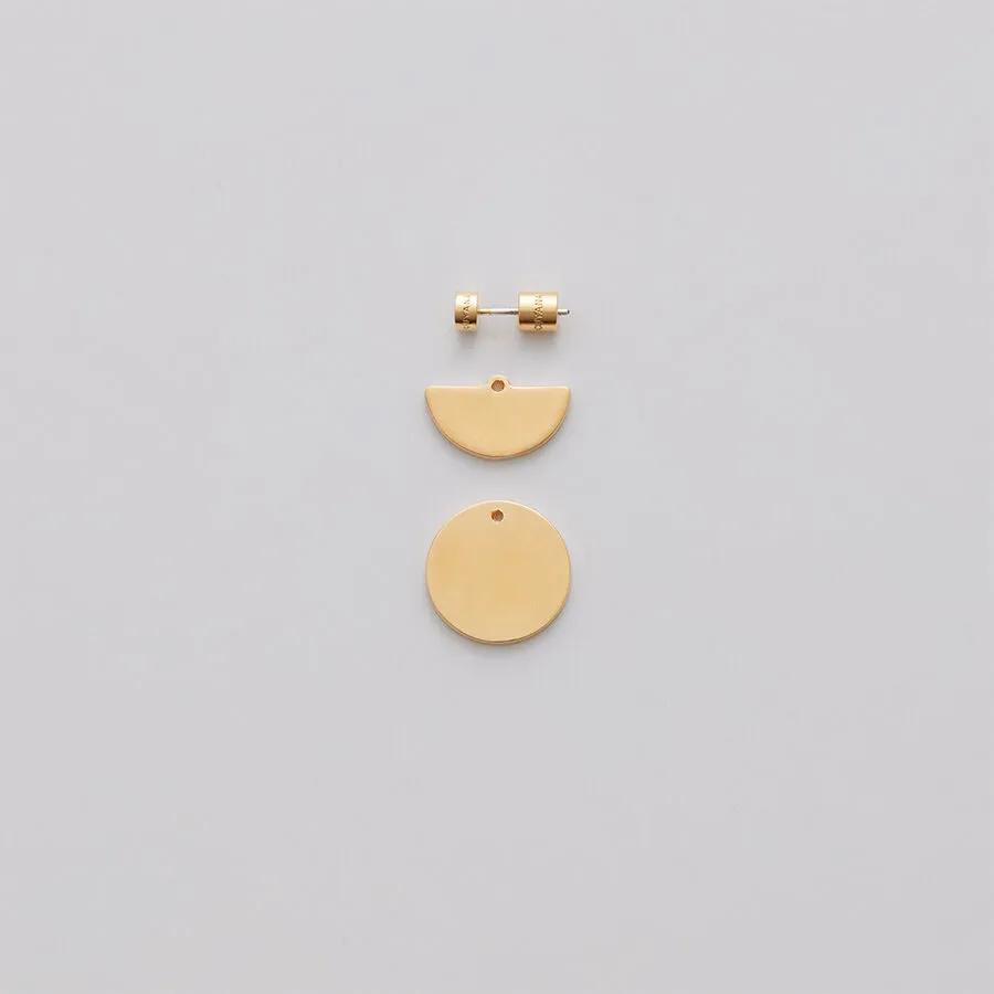 Luna Ear Jacket Earrings sold by Cuyana product image thumbnail 4