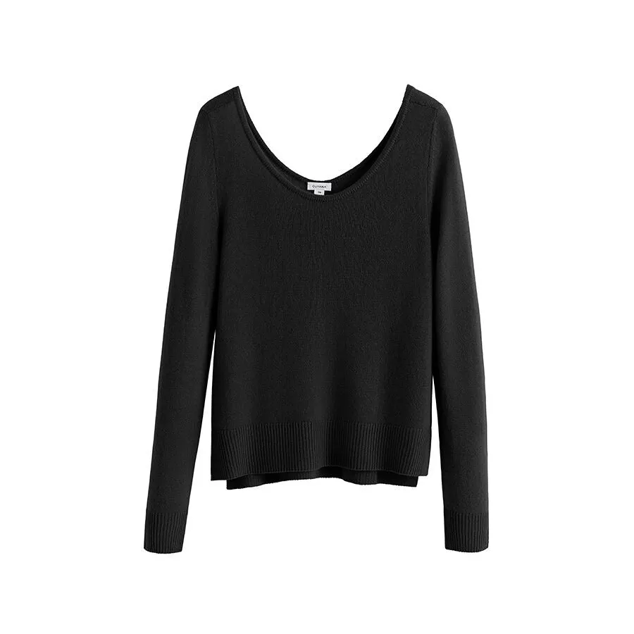 Single-Origin Cashmere Scoop Neck Sweater sold by Cuyana