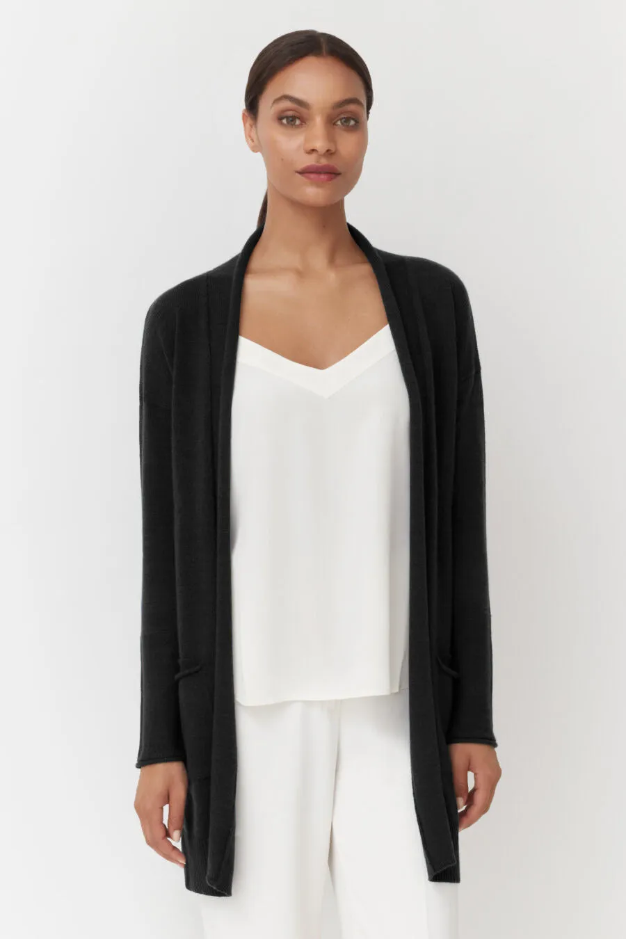 Single-Origin Cashmere Long Cardigan sold by Cuyana product image thumbnail 5