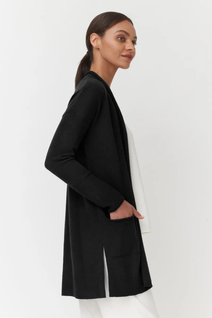 Single-Origin Cashmere Long Cardigan sold by Cuyana product image thumbnail 2