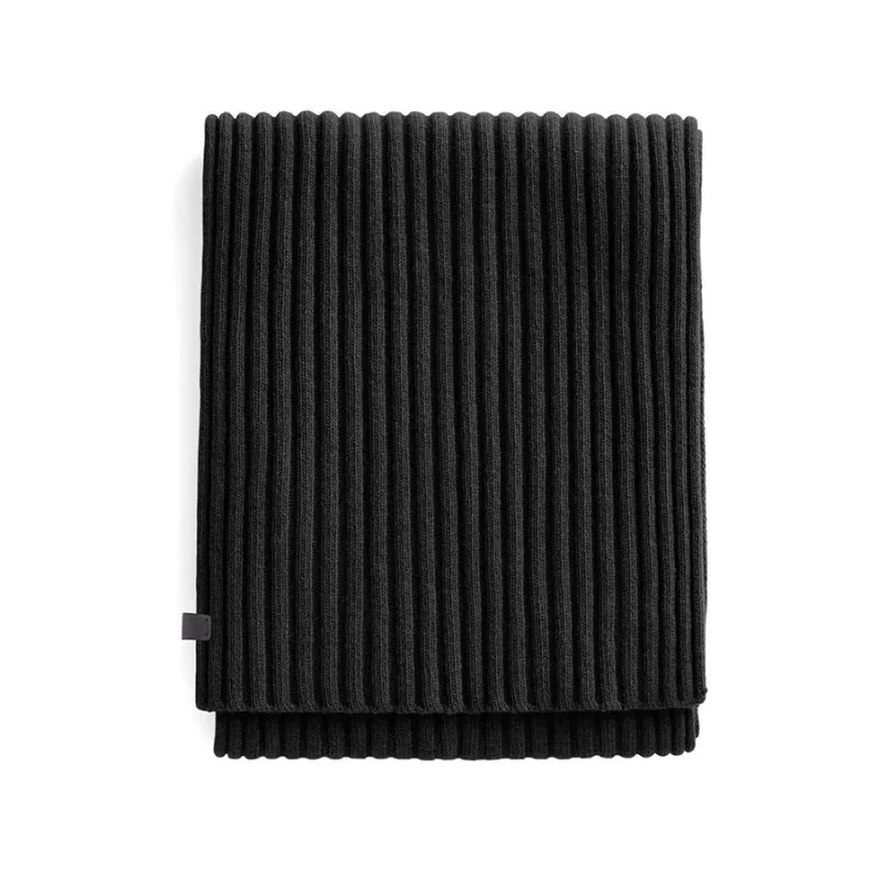Mens Wool Cashmere Ribbed Scarf sold by Cuyana