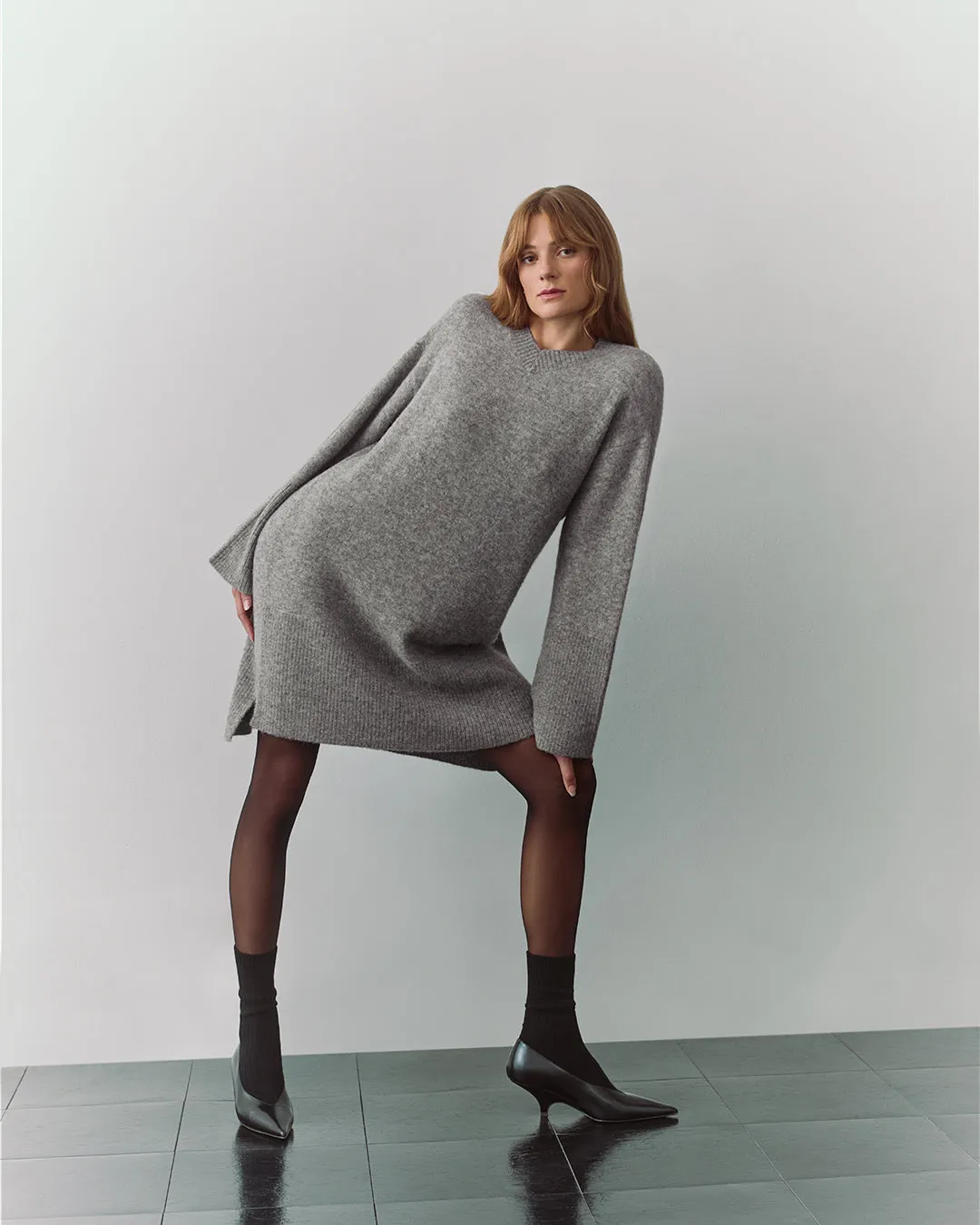 Alpaca Wool Sweater Dress sold by Cuyana
