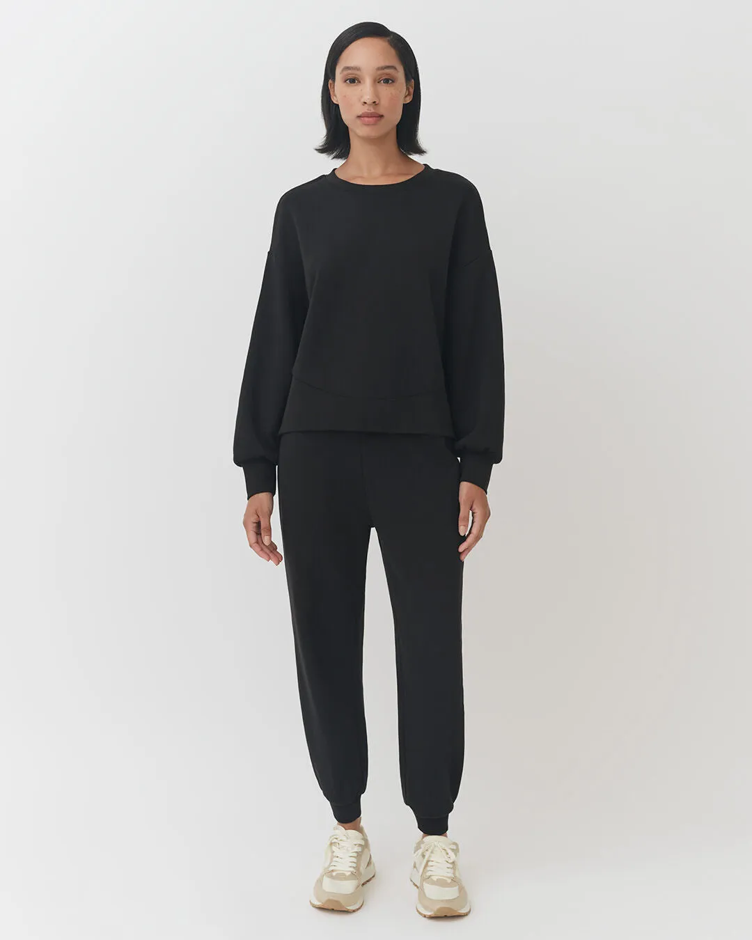 Terry Balloon Sleeve Sweatshirt sold by Cuyana product image thumbnail 5
