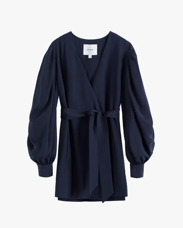 Silk Puff Sleeve Wrap sold by Cuyana