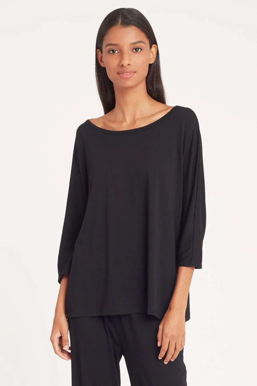 Organic Pima Drape-Back Top sold by Cuyana product image thumbnail 2