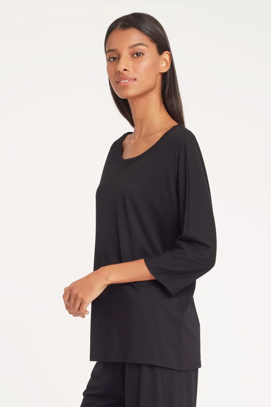Organic Pima Drape-Back Top sold by Cuyana product image thumbnail 3