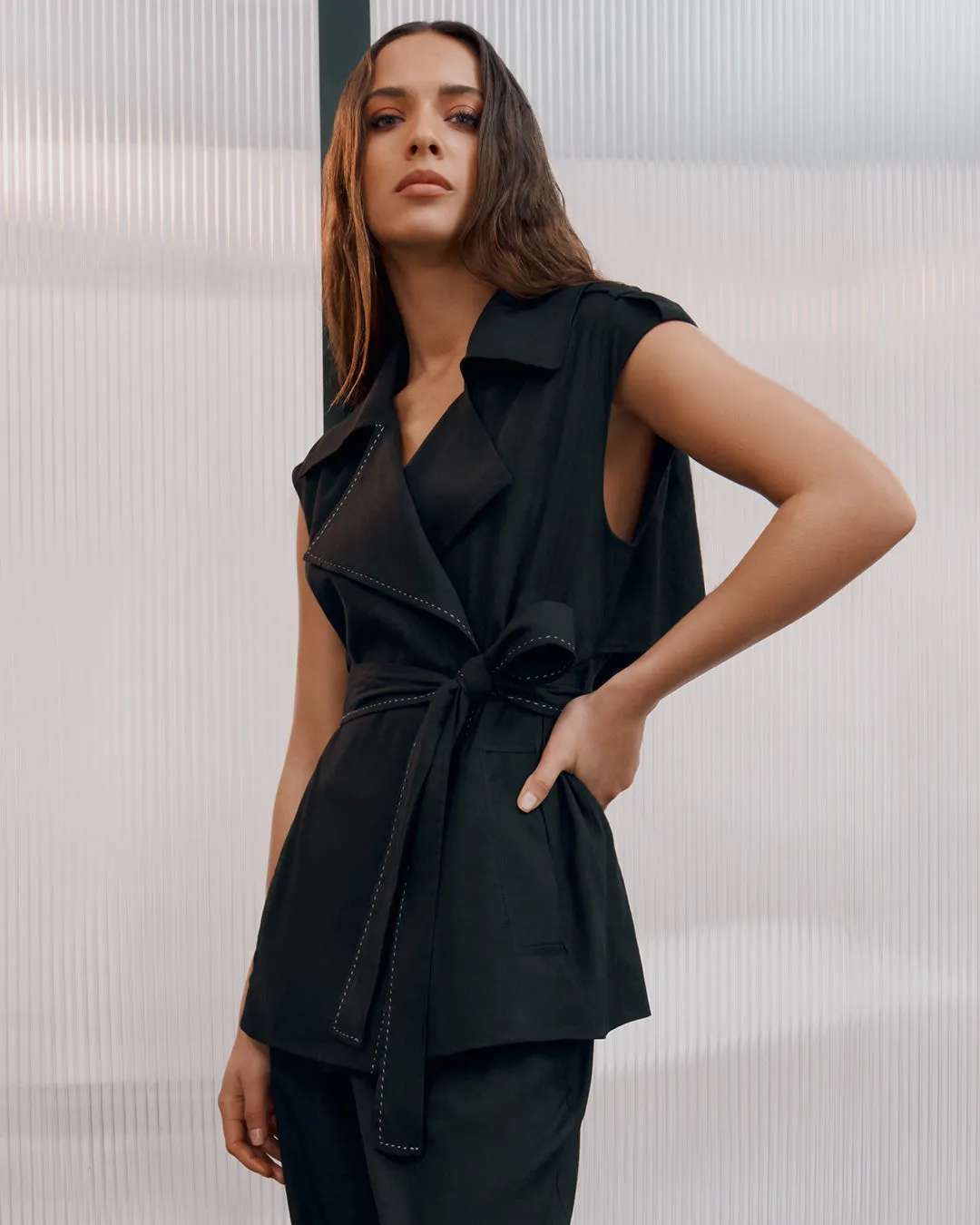 Linen Vest sold by Cuyana product image thumbnail 2