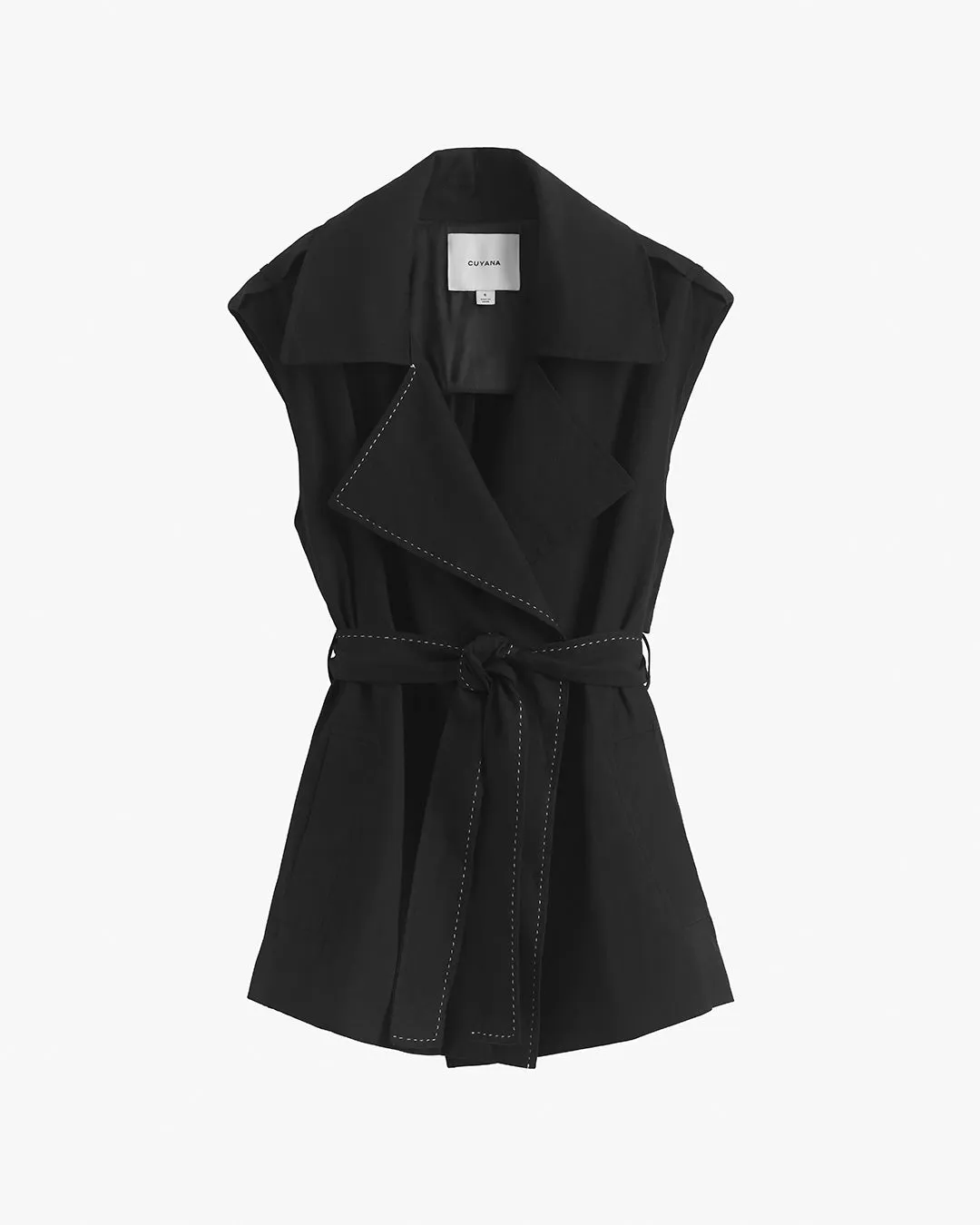 Linen Vest sold by Cuyana