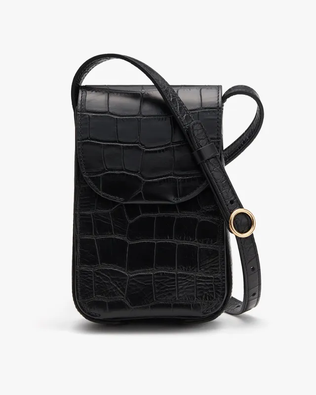 Concertina Phone Bag (Croco) sold by Cuyana