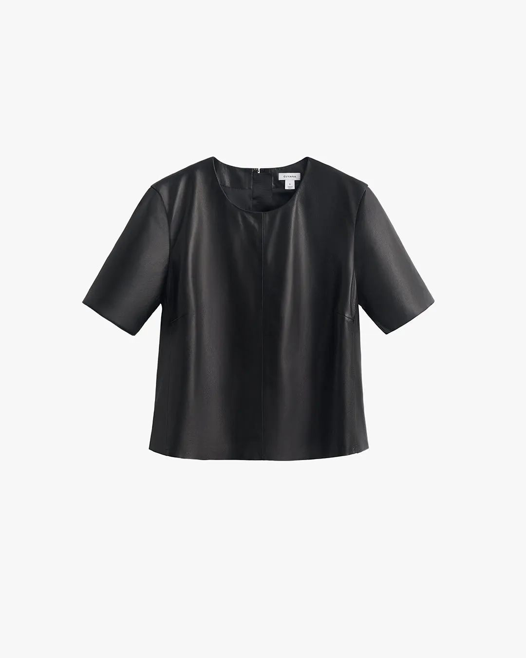 Leather Cropped Tee sold by Cuyana product image thumbnail 5