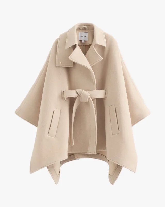 Wool Cape sold by Cuyana