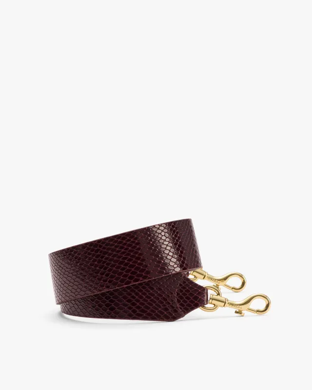 Shoulder Strap (Snake) sold by Cuyana