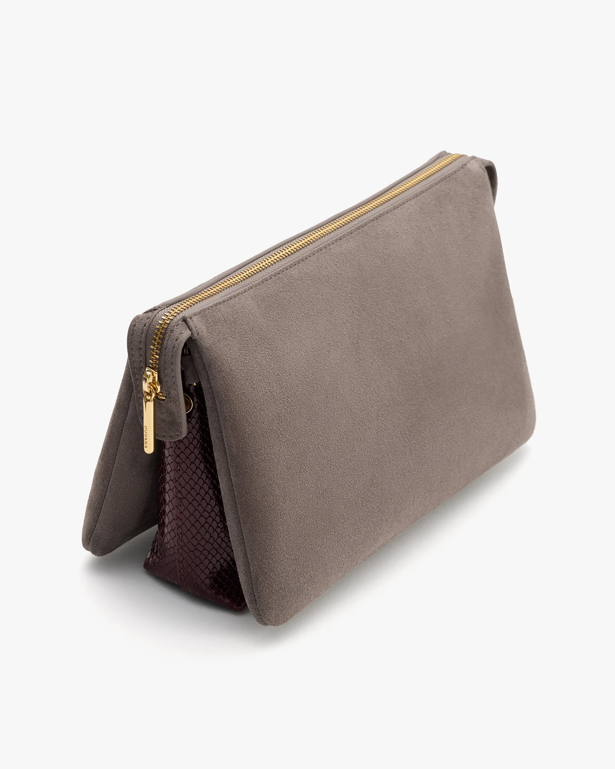 Tria Clutch (Suede/Snake) sold by Cuyana product image thumbnail 5