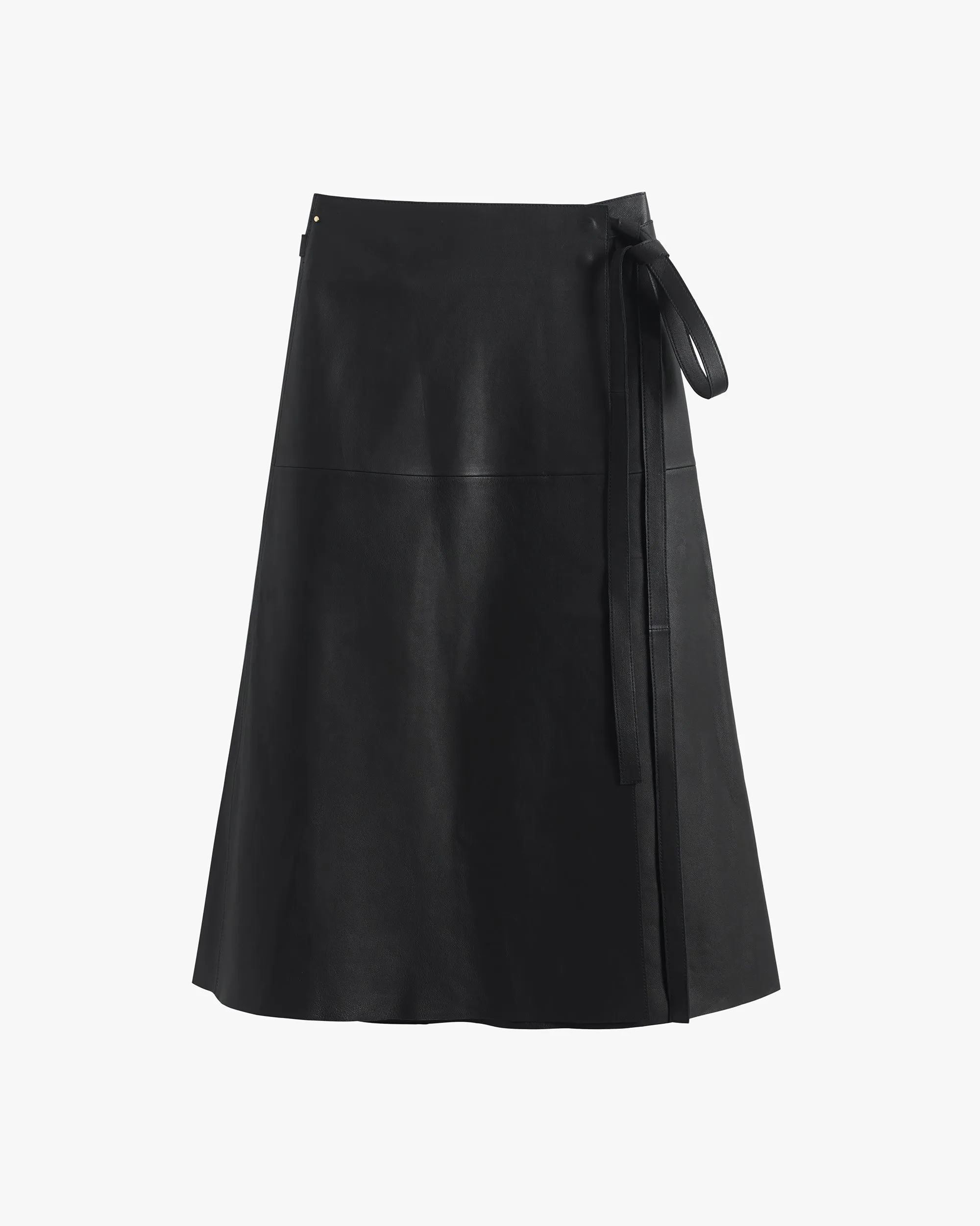 Leather Wrap Skirt sold by Cuyana