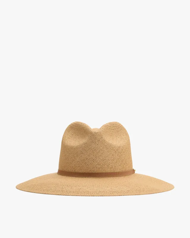 Packable Wide Brim Ecuador Hat sold by Cuyana