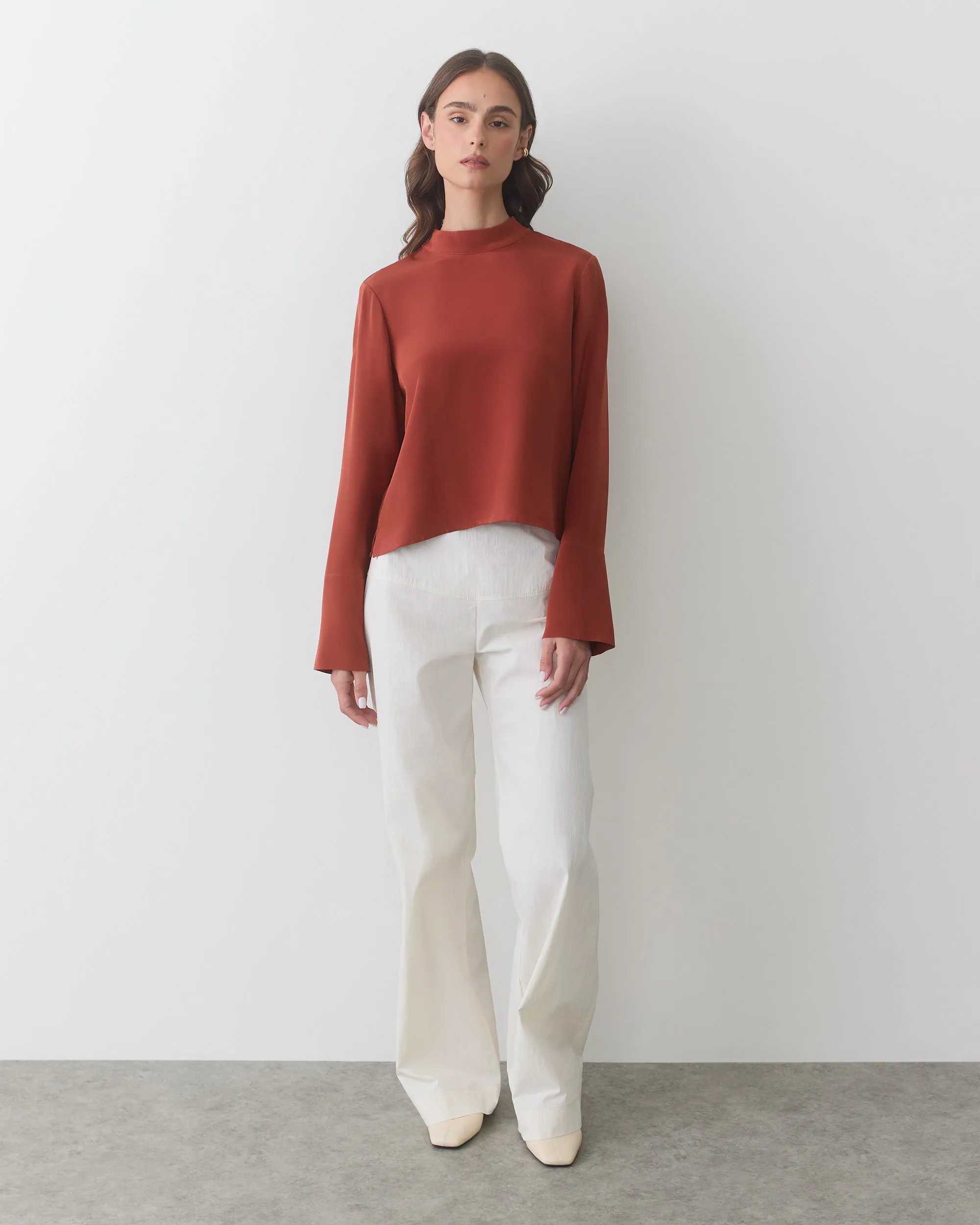 Silk Mock Neck Top sold by Cuyana product image thumbnail 2