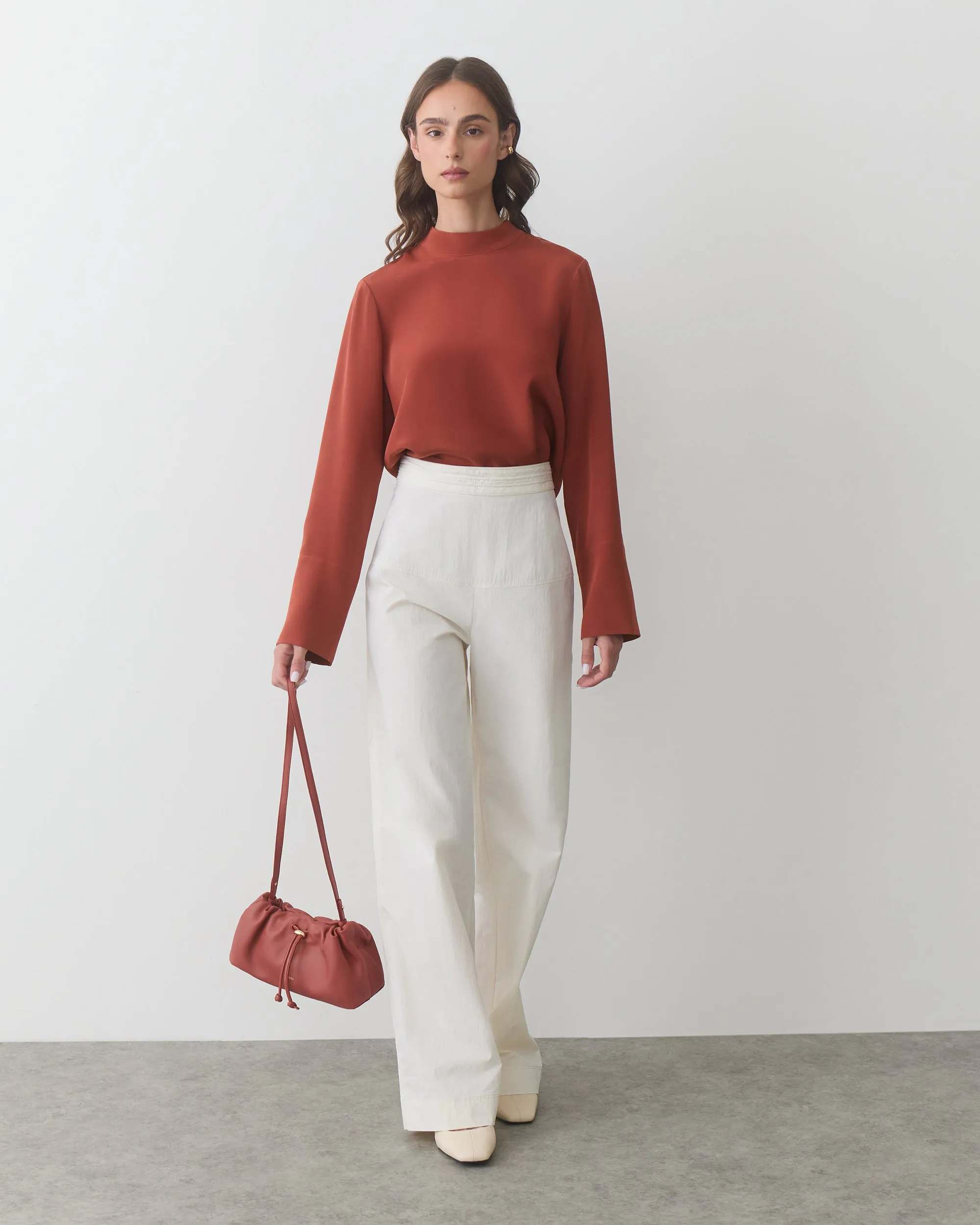 Silk Mock Neck Top sold by Cuyana product image thumbnail 5