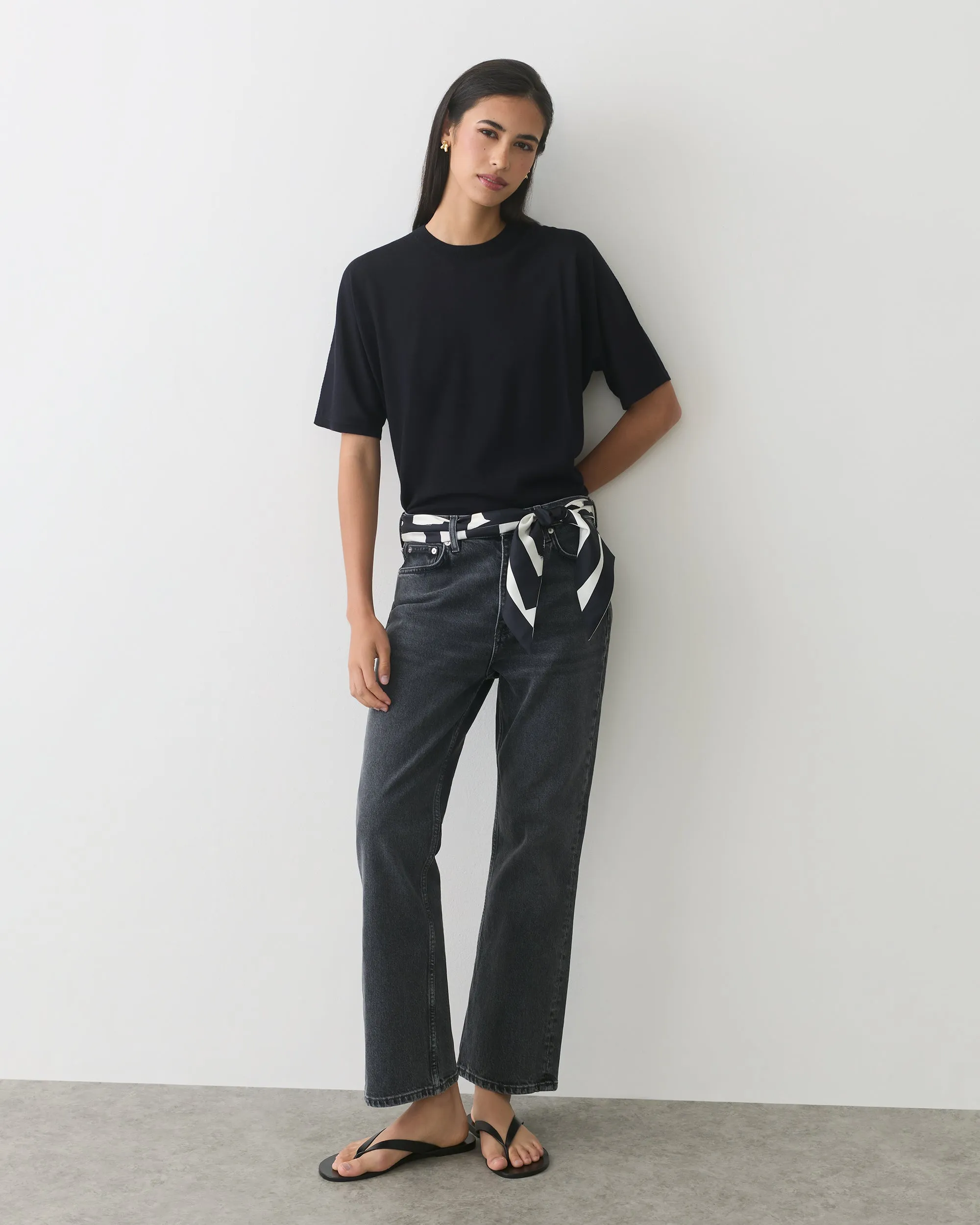 Silk Skinny Scarf sold by Cuyana product image thumbnail 2