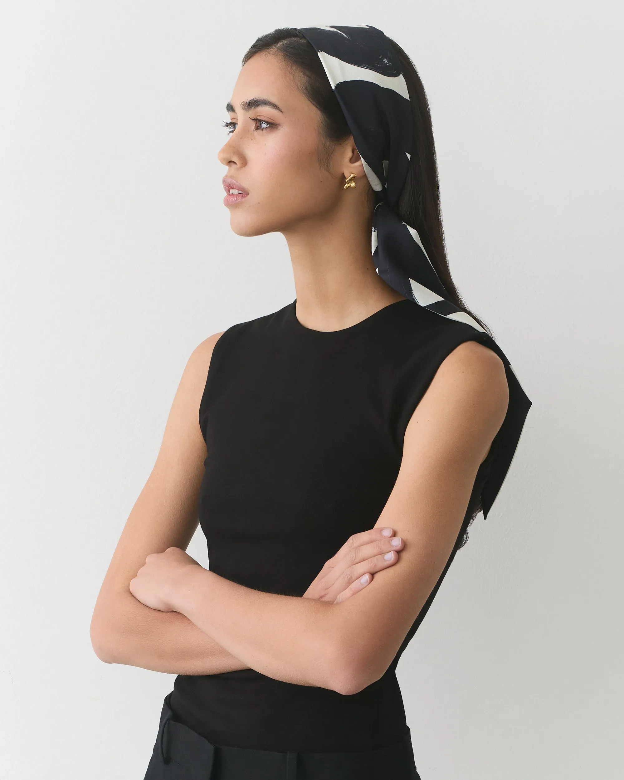 Silk Skinny Scarf sold by Cuyana product image thumbnail 5
