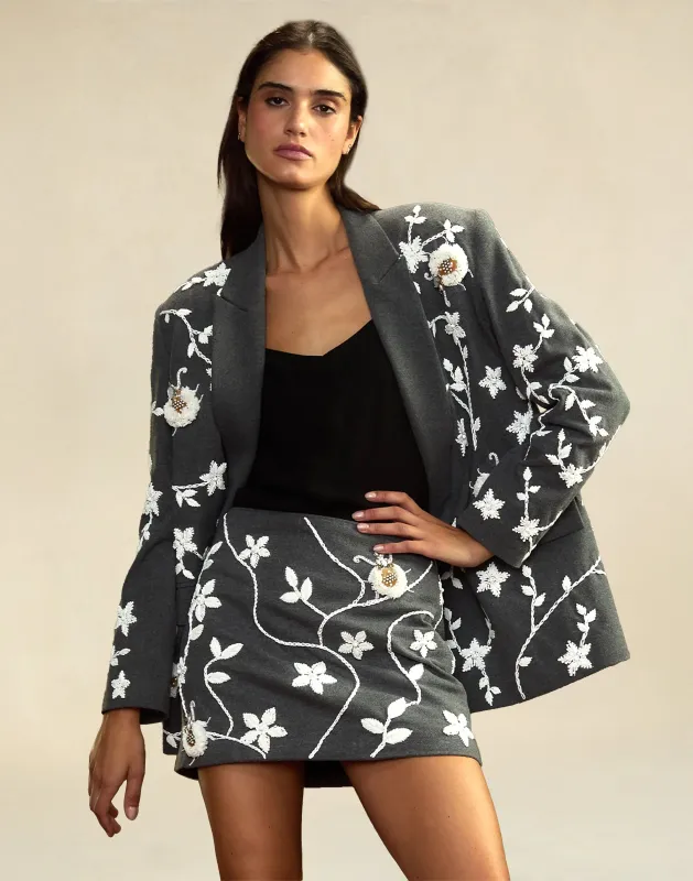 Florencia Embellished Skirt sold by Cynthia Rowley