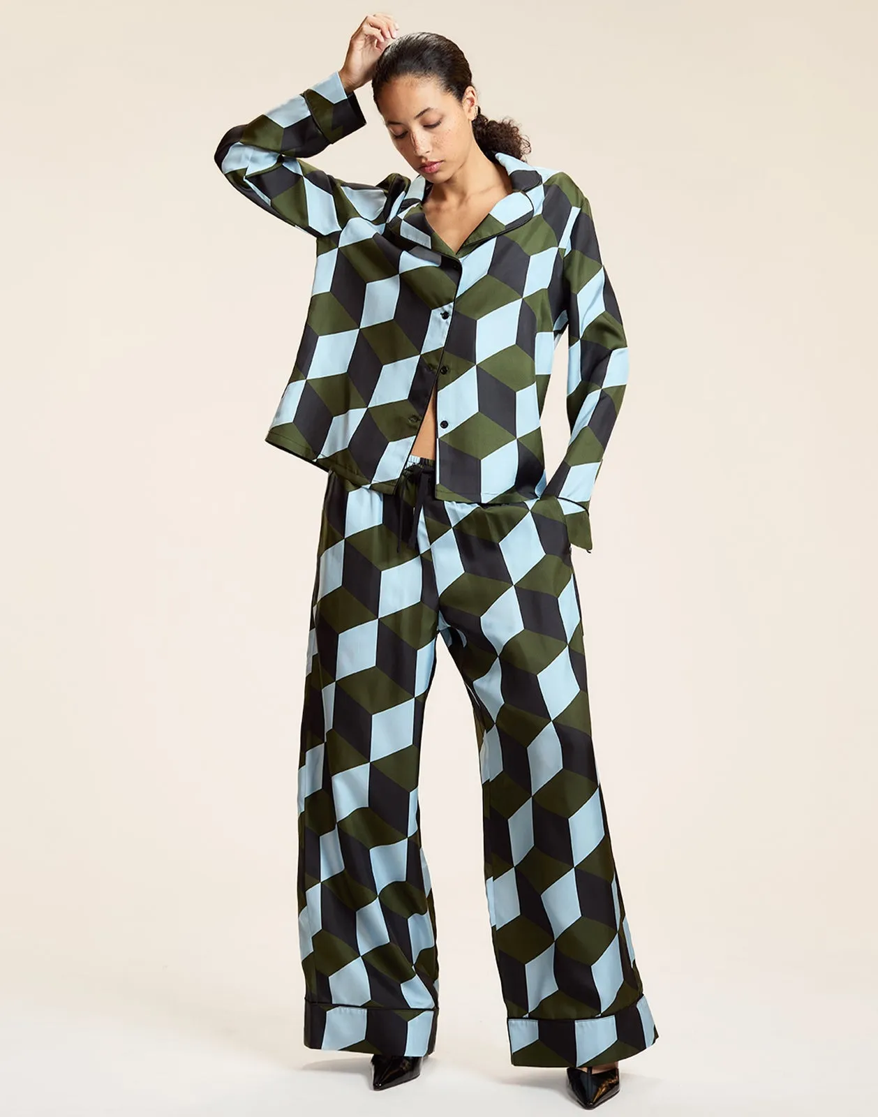 Art Deco PJ Pants sold by Cynthia Rowley product image thumbnail 3