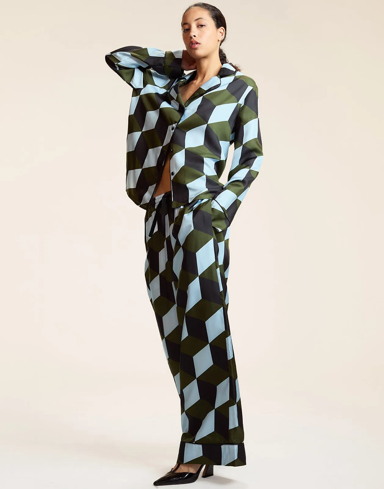 Art Deco PJ Pants sold by Cynthia Rowley product image thumbnail 4