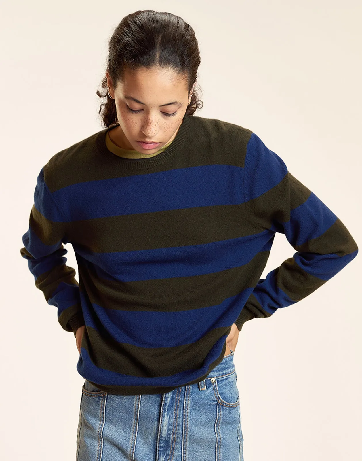 Lucky Stripes Cashmere Sweater sold by Cynthia Rowley product image thumbnail 3