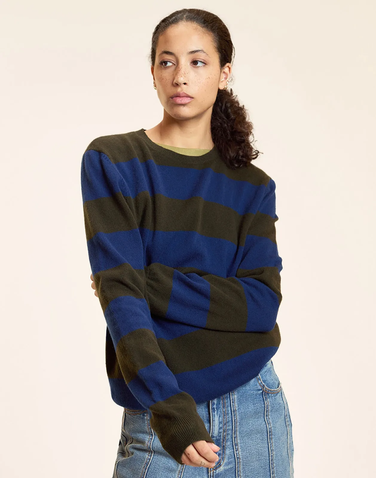 Lucky Stripes Cashmere Sweater sold by Cynthia Rowley product image thumbnail 2