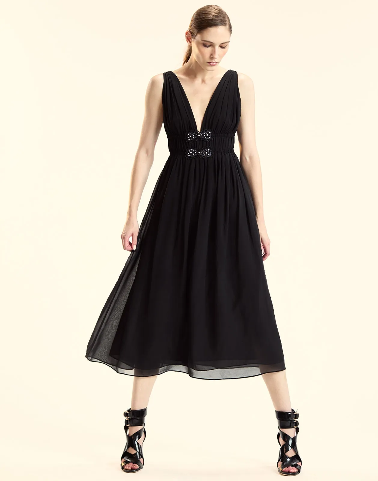 Amelie Silk Midi Dress sold by Cynthia Rowley product image thumbnail 3
