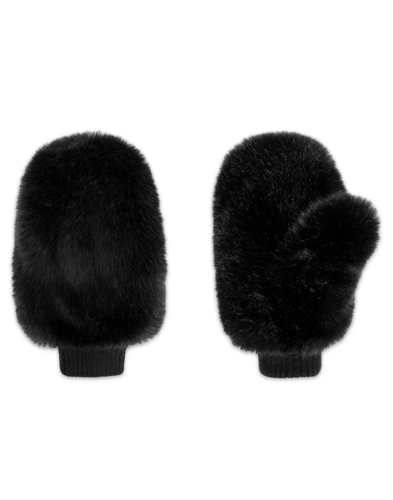 Faux Fur Oversized Mittens sold by Cynthia Rowley product image thumbnail 3