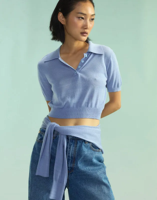 Aspen Knit Polo sold by Cynthia Rowley