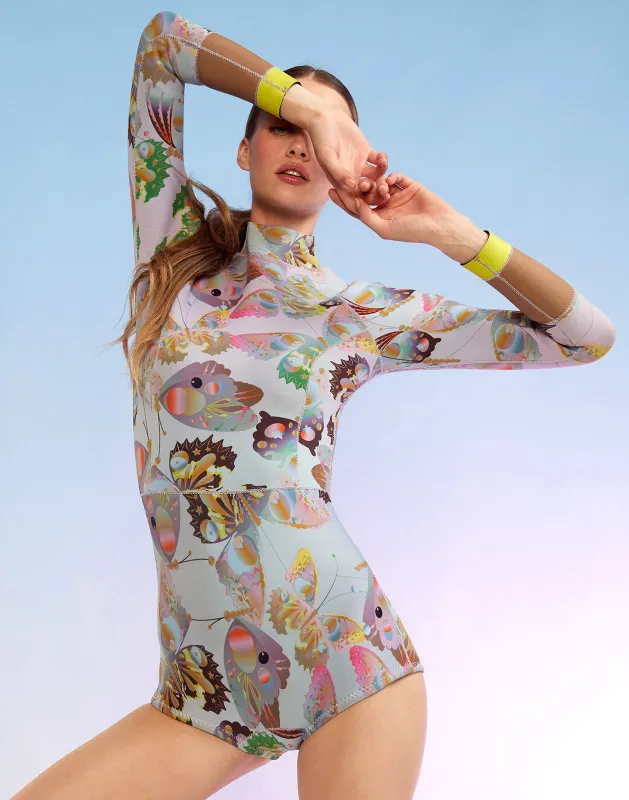 Sunrise Butterfly Wetsuit sold by Cynthia Rowley