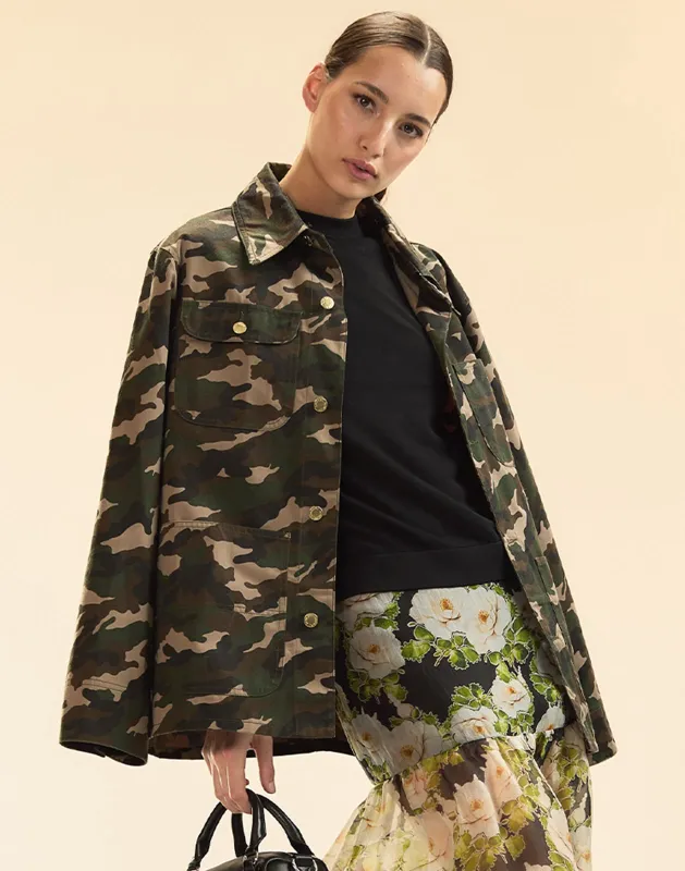 Outward Bound Field Removable Fur Collar Jacket sold by Cynthia Rowley