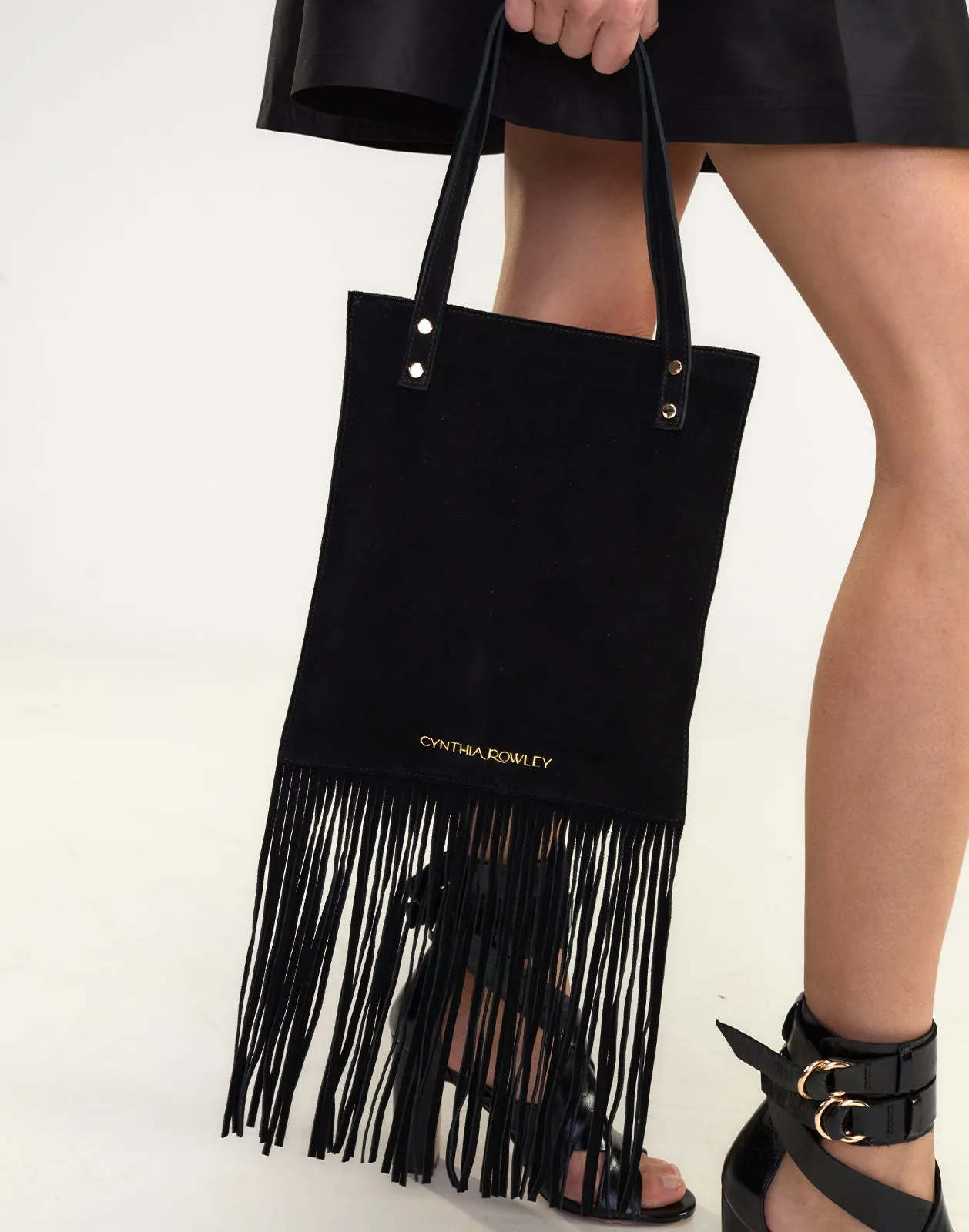 Felicity Fringe Suede Tote sold by Cynthia Rowley product image thumbnail 3